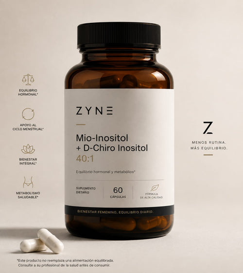 ZYNE Mio-Inositol + D-Chiro Inositol 40:1 | 60 Cápsulas